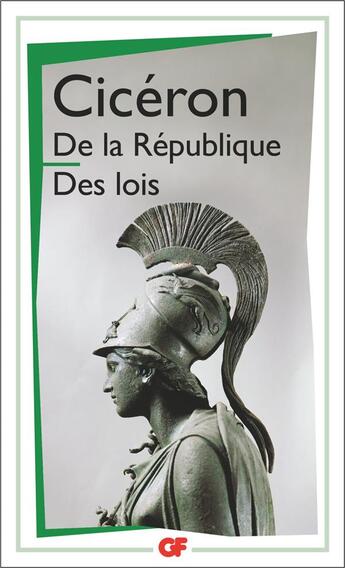 Couverture du livre « De la republique - des lois » de Ciceron aux éditions Flammarion