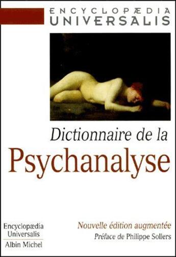 Couverture du livre « Dictionaire de la psychanalyse (édition 2001) » de  aux éditions Albin Michel