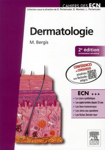 Couverture du livre « Dermatologie (2e édition) » de Maud Bergis aux éditions Elsevier-masson