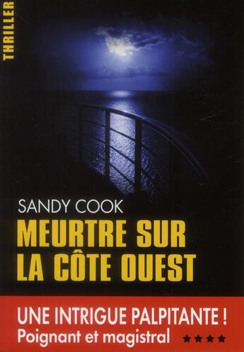 Couverture du livre « Meurtre sur la côte ouest » de Sandy Cook aux éditions Editions Esi