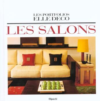 Couverture du livre « Les Portfolios Elle Deco ; Les Salons » de Jean Demachy aux éditions Filipacchi