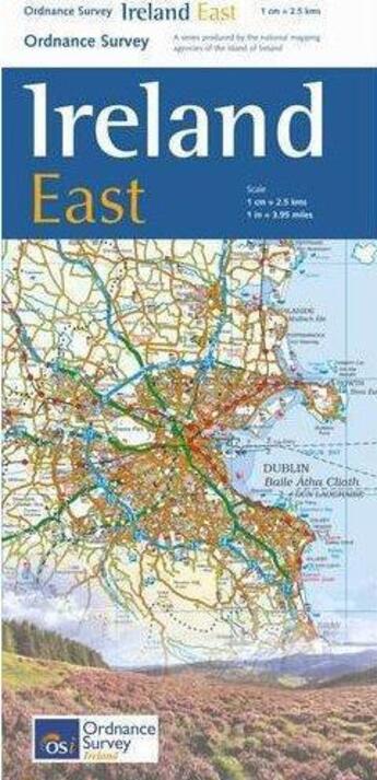 Couverture du livre « Ireland east » de  aux éditions Ordnance Survey