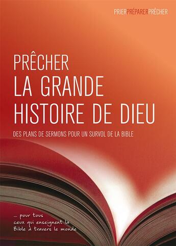 Couverture du livre « Precher la grande histoire de dieu. des plans de sermons pour un survol de la bible » de Phil Crowter aux éditions Langham Partner