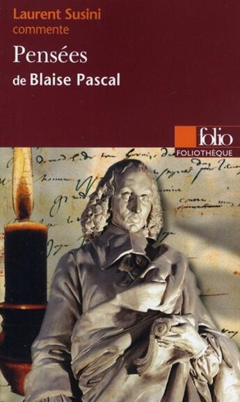 Couverture du livre « Pensées de Pascal » de Laurent Susini aux éditions Folio