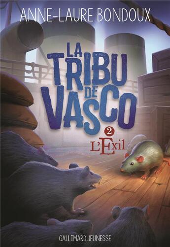 Couverture du livre « La tribu de Vasco t.2 ; l'exil » de Anne-Laure Bondoux aux éditions Gallimard-jeunesse