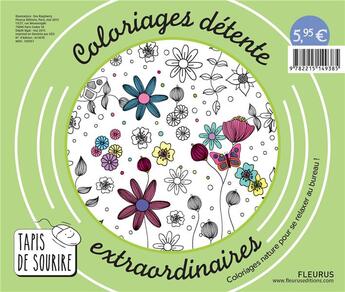 Couverture du livre « Coloriages détente extraordinaires » de  aux éditions Fleurus