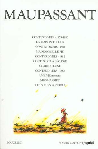 Couverture du livre « Contes et nouvelles - maupassant - roman - tome 1 - vol01 » de Guy de Maupassant aux éditions Bouquins
