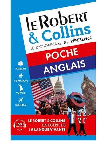 Couverture du livre « LE ROBERT & COLLINS ; POCHE ; anglais (édition 2016) » de  aux éditions Le Robert