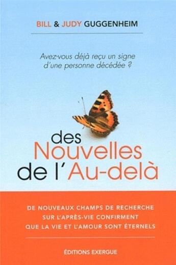 Couverture du livre « Des nouvelles de l'Au-delà » de Guggenheim B-E-J. aux éditions Exergue