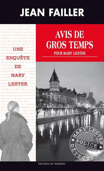 Couverture du livre « Avis de gros temps pour Mary Lester » de Jean Failler aux éditions Palemon