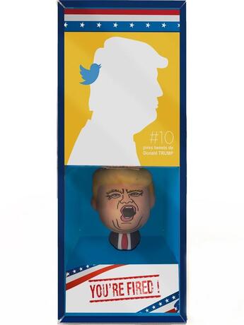 Couverture du livre « Coffret anti-stress Trump : le squishy + le livret » de Milkids et Pomapomv aux éditions Milkids