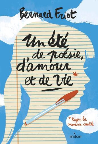 Couverture du livre « Un été de poésie, d'amour et de vie » de Friot Bernard et Olivier Balez aux éditions Milan