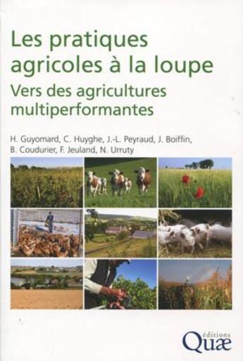 Couverture du livre « Les pratiques agricoles à la loupe ; vers des agricultures multiperformantes » de  aux éditions Quae