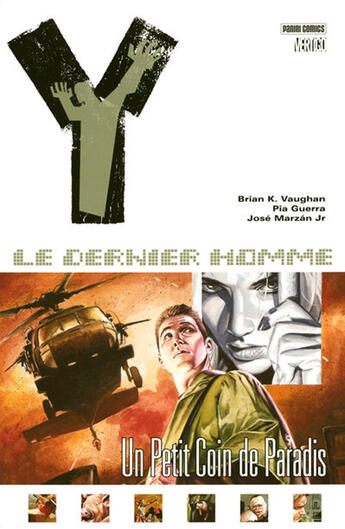 Couverture du livre « Y le dernier homme t.2 ; un petit coin de paradis » de Vaughan-Bk aux éditions Panini