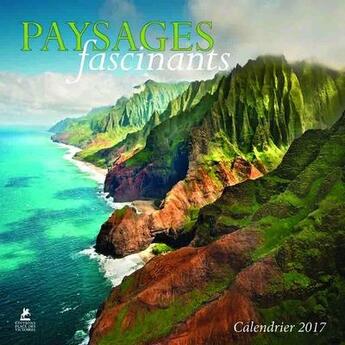 Couverture du livre « Calendrier paysages fascinants 2017 » de  aux éditions Place Des Victoires