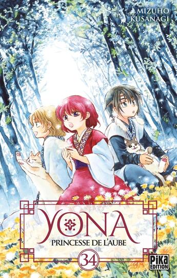 Couverture du livre « Yona, princesse de l'aube Tome 34 » de Mizuho Kusanagi aux éditions Pika