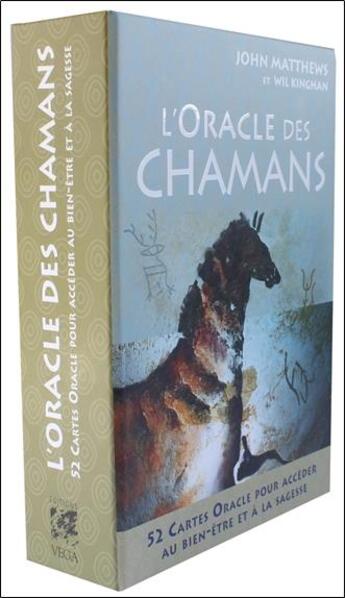 Couverture du livre « L'oracle des chamans ; cartes oracles de la sagesse ancienne ; coffret » de John Matthews aux éditions Vega