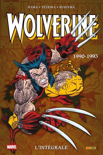 Couverture du livre « Wolverine : L'intégrale 1990-1993 (T07) » de Alan Davis et Larry Hama et Mark Texeira et Walter Simonson et Mike Mignola aux éditions Panini