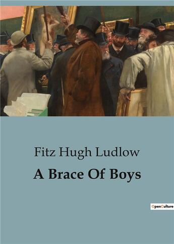 Couverture du livre « A Brace Of Boys » de Fitz Hugh Ludlow aux éditions Culturea