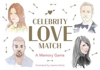 Couverture du livre « Celebrity love match a memory game /anglais » de Henly Joanna aux éditions Laurence King