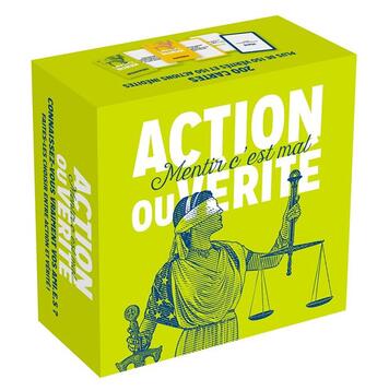 Couverture du livre « Boite action ou verite - mentir c'est mal » de  aux éditions Hachette Pratique