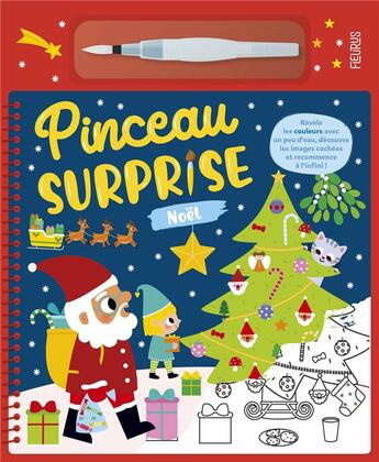 Couverture du livre « Pinceau surprise - noel » de Isabelle Jacque aux éditions Fleurus