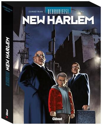 Couverture du livre « Uchronie(s) - New Harlem ; coffret Tome 1 à Tome 3 » de Eric Corbeyran et Tibery aux éditions Glenat