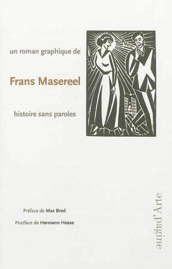 Couverture du livre « Histoire sans paroles » de Frans Masereel aux éditions Pagine D'arte
