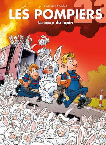 Couverture du livre « Les Pompiers - tome 23 » de Christophe Cazenove et Stedo aux éditions Bamboo