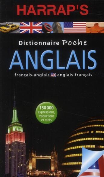 Couverture du livre « Dictionnaire Harrap's poche ; français-anglais/anglais-français (édition 2010) » de  aux éditions Larousse