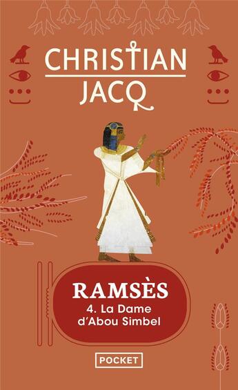 Couverture du livre « Ramsès t.4 ; la Dame d'Abou Simbel » de Christian Jacq aux éditions Pocket