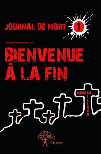 Couverture du livre « Journal de mort t.1 ; bienvenue à la fin » de Morgan Ailloud aux éditions Edilivre