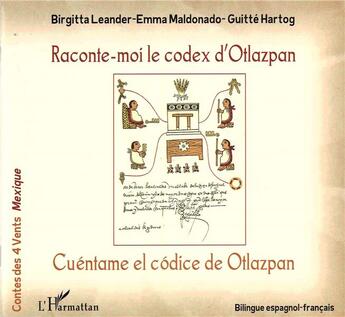 Couverture du livre « Raconte-moi le codex d'Otlazpan ; cuéntame el codice de Otlazpan » de Birgitta Leander aux éditions L'harmattan