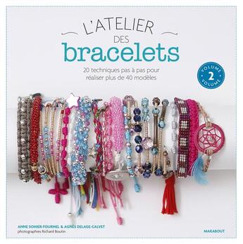 Couverture du livre « L'atelier des bracelets » de Anne Sohier-Fournel aux éditions Marabout