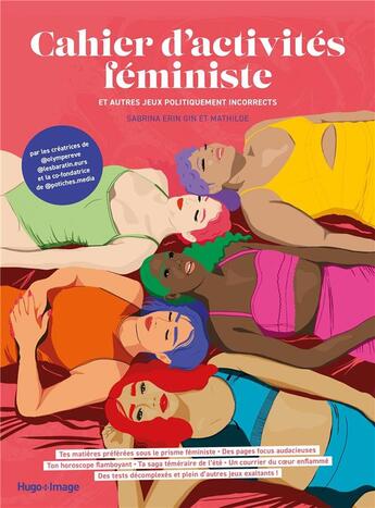 Couverture du livre « Cahier d'activité féministe » de Sabrina Erin Gin aux éditions Hugo Image