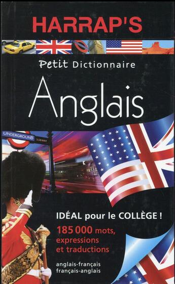 Couverture du livre « Petit dictionnaire Harrap's ; anglais-français / français-anglais (édition 2016) » de  aux éditions Harrap's