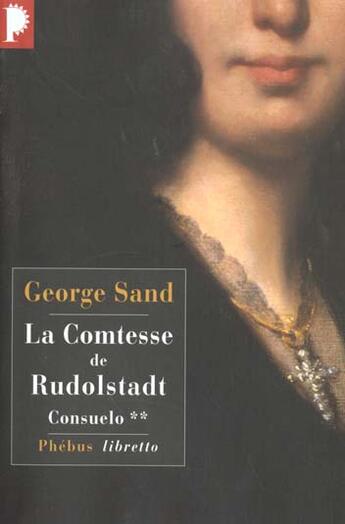 Couverture du livre « La comtesse de Rudolstadt » de George Sand aux éditions Libretto