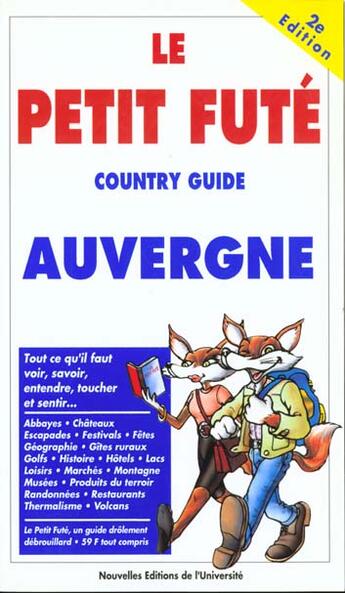 Couverture du livre « Auvergne, le petit fute (d-edition 2) » de Collectif Petit Fute aux éditions Le Petit Fute