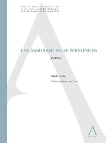 Couverture du livre « Les assurances de personnes 2011 - 2eme edition » de Devoet C. aux éditions Anthemis
