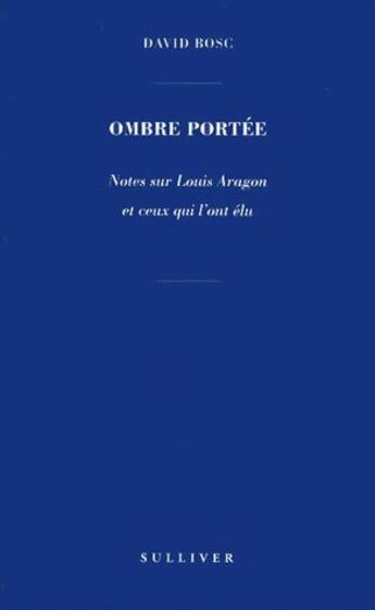 Couverture du livre « Ombre portée » de  aux éditions Sulliver