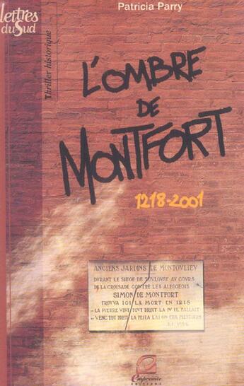 Couverture du livre « L'ombre de Montfort » de Patricia Parry aux éditions Empreinte