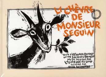 Couverture du livre « La chèvre de monsieur seguin » de Anne Wilsdorf aux éditions Quiquandquoi