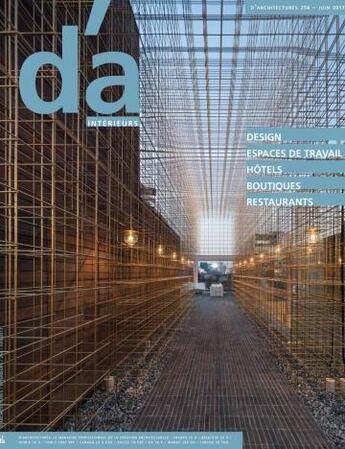 Couverture du livre « D'architectures n 254 design espaces de travail juin 2017 » de  aux éditions D'architecture