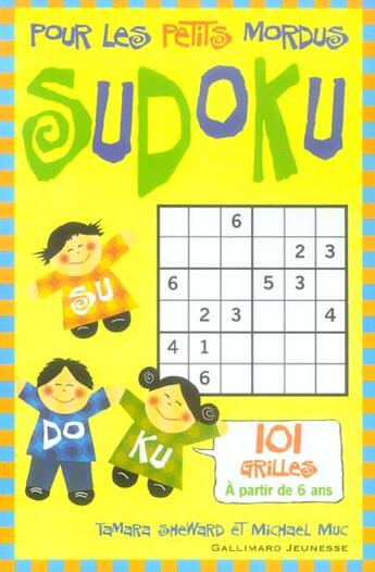 Couverture du livre « Sudoku pour les petits mordus » de Sheward/Muc aux éditions Gallimard-jeunesse