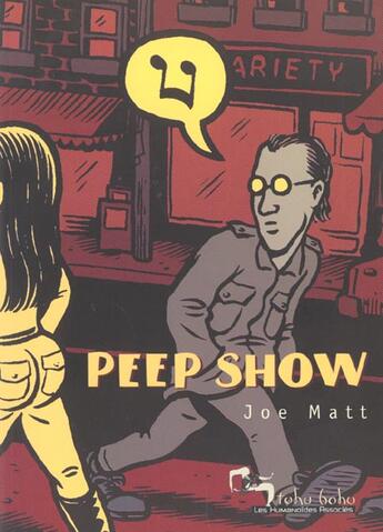Couverture du livre « Peep show » de Joe Matt aux éditions Humanoides Associes
