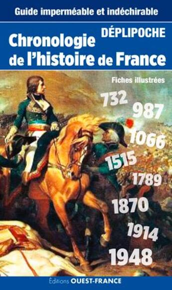 Couverture du livre « Pack 10ex chronologie histoire de france - delicpoche » de  aux éditions Ouest France