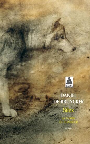 Couverture du livre « Silex ; la tombe du chasseur » de Daniel De Bruycker aux éditions Actes Sud