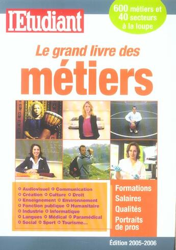 Couverture du livre « Le grand livre des métiers » de Marine Mignot aux éditions L'etudiant