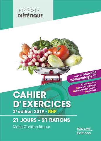 Couverture du livre « Les précis de diététique : Cahier d'exercices (3e édition) » de Marie-Caroline Baraut aux éditions Med-line