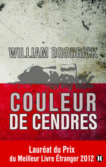 Couverture du livre « Couleur de cendres » de William Brodrick aux éditions Des Deux Terres